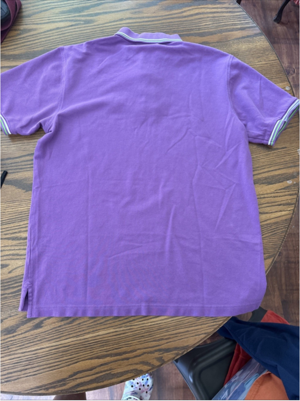 Psycho Bunny Mens pima Cotton Short Sleeve Polo Shirt Purple Size 7 - Picture 9 of 9